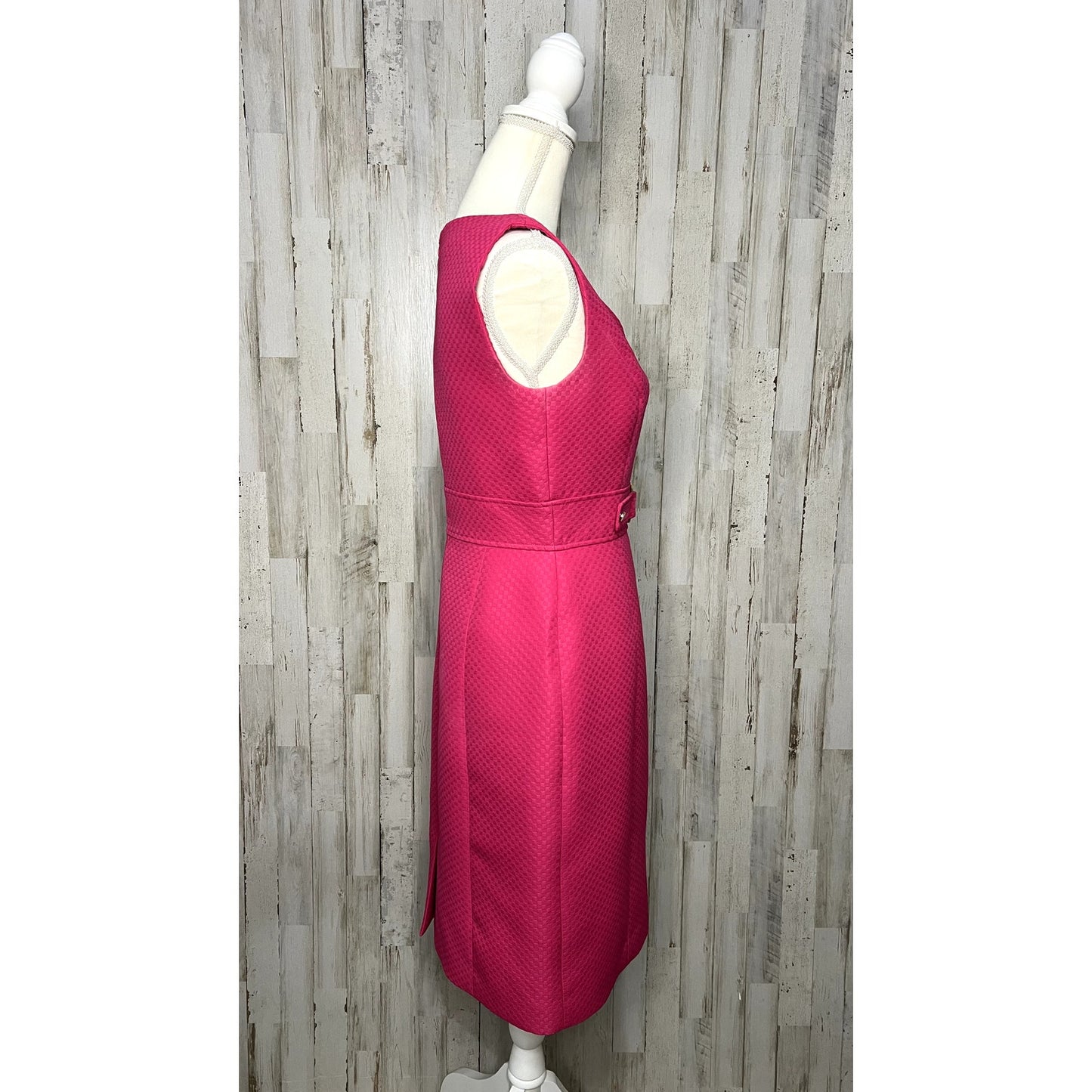 Tahari-Levine Studio Women's Pink Sleeveless Sheath Dress Size 4 Formal