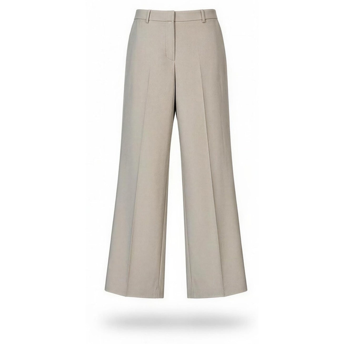 Talbots Dress Pants Womens Size 8 Beige Pleated Straight Leg Pockets