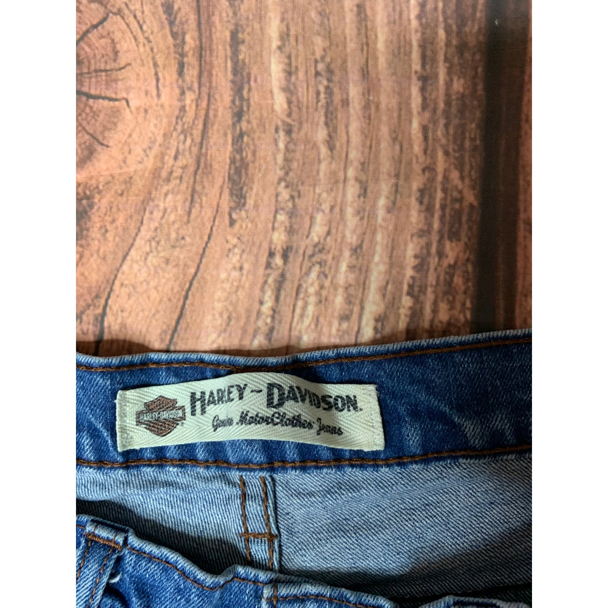 Harley-Davidson Jeans Womens Size 6 Petite Blue Straight Leg 5-Pocket