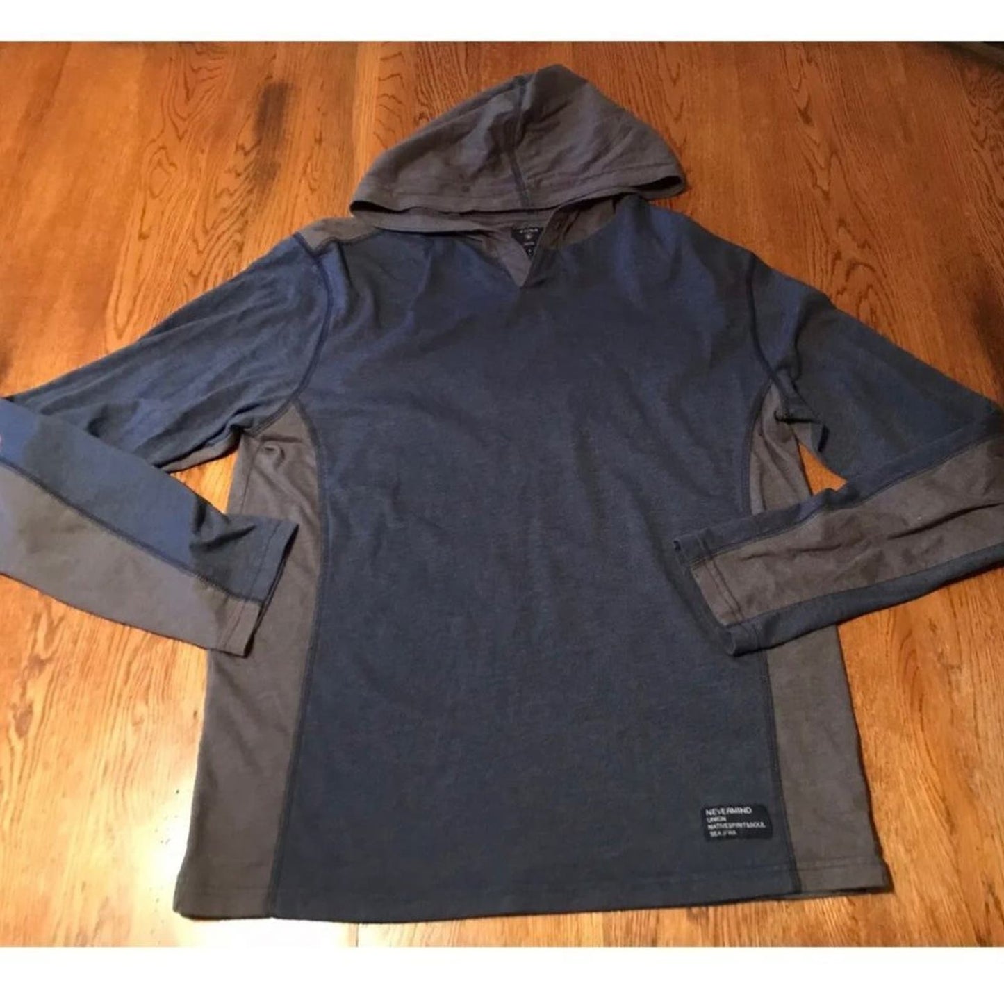 Union Blue & grey hoodie/T-shirt L