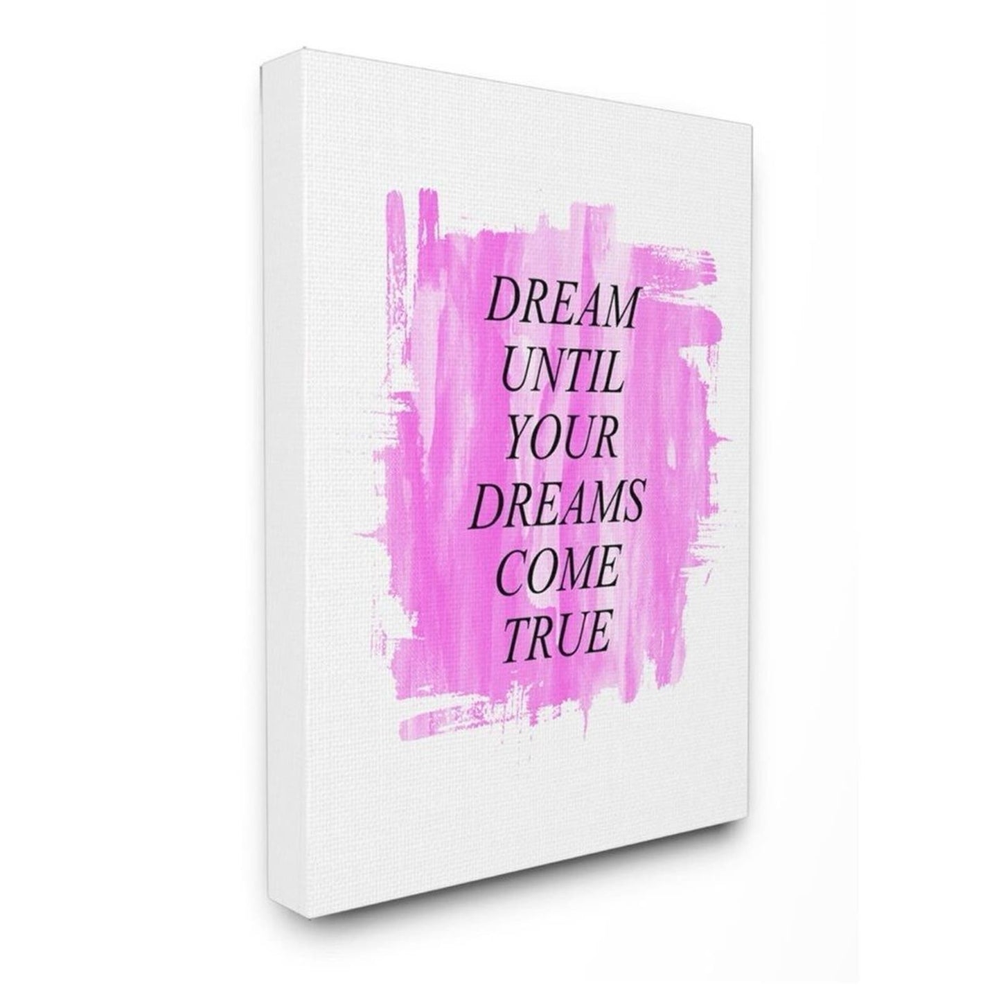 Dream Until Your Dreams Come True Wooden Wall Plaque Art