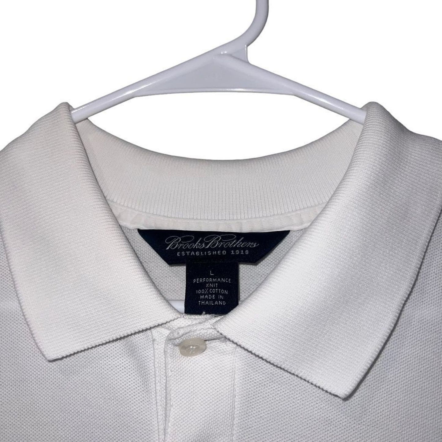 Brooks Brothers Men's Washed Cotton Polo Size Large