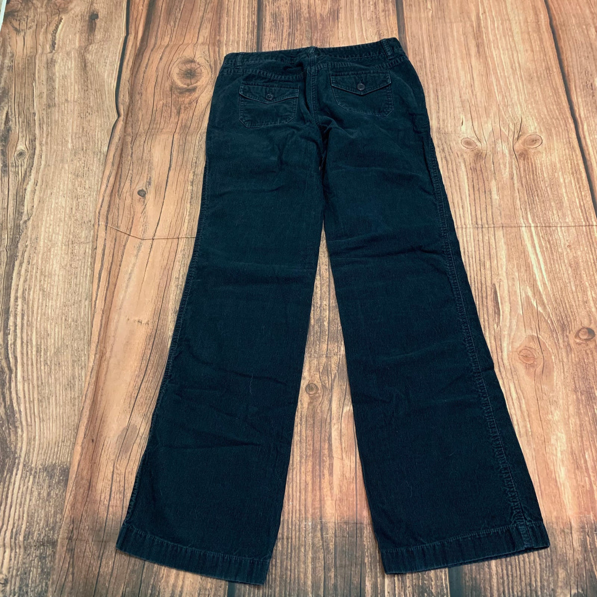 J.Crew Black Low Fit Corduroy Bootcut Pants Size 4