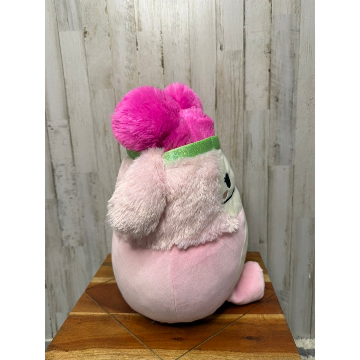 Squishmallows 14" Zyan the Pink Bigfoot Squish-Doo Plush Toy