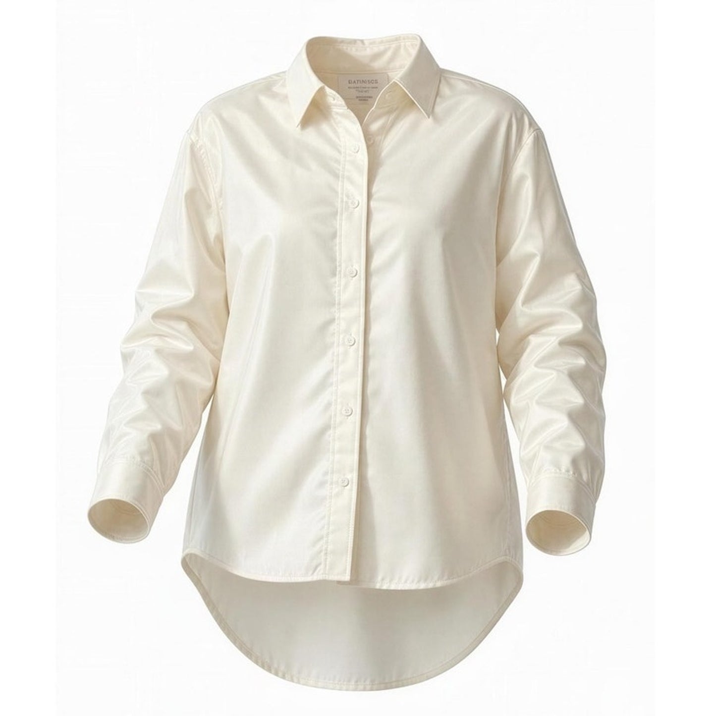 NWT Athleta Urbanite Textured Top Womens XS Ivory Button Front Long Sleeve