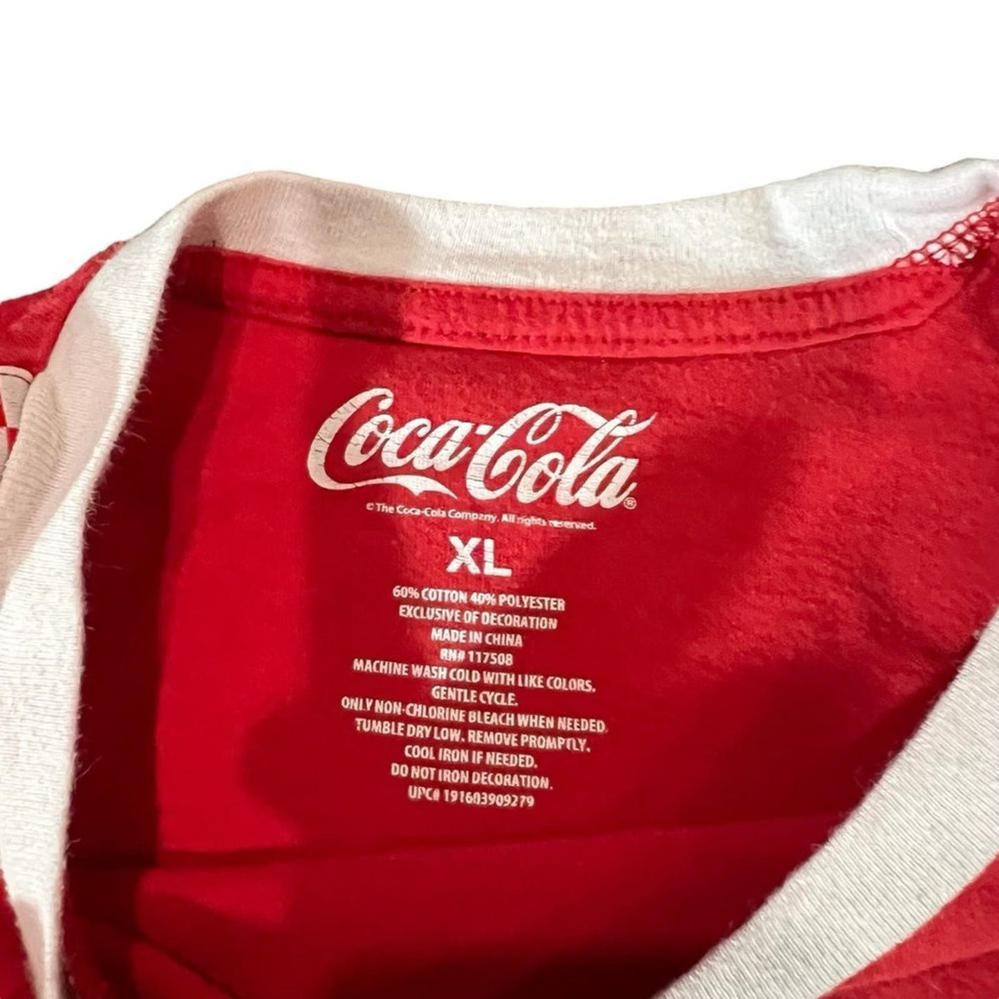 Men's Coca Cola Short Sleeve Tee Shirt Size XL