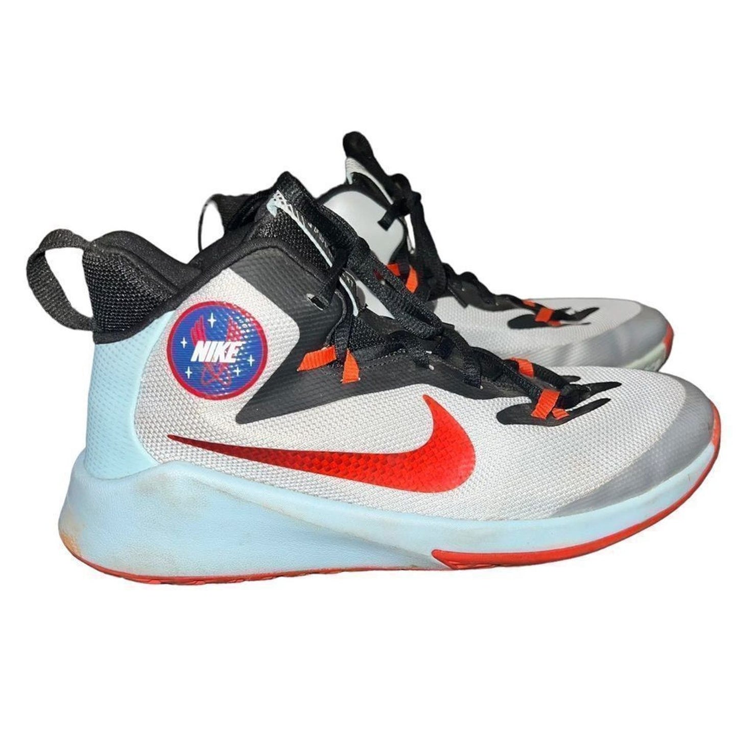 Nike Future Court SD GS Pure Platinum Team Orange Size 7Y