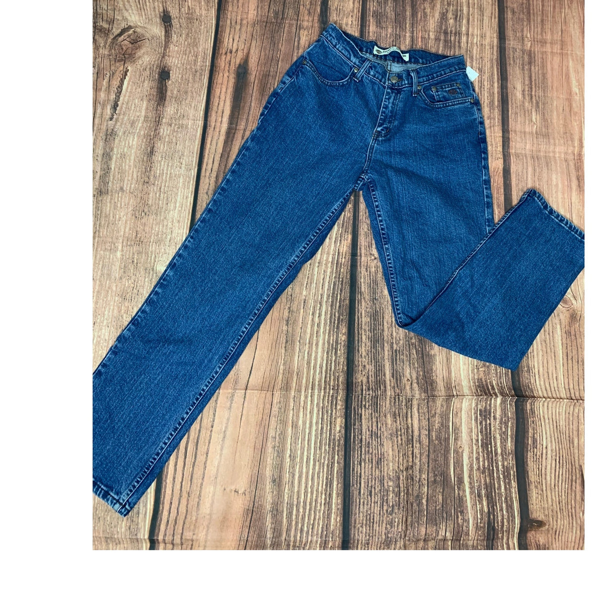 Harley-Davidson Jeans Womens Size 6 Petite Blue Straight Leg 5-Pocket