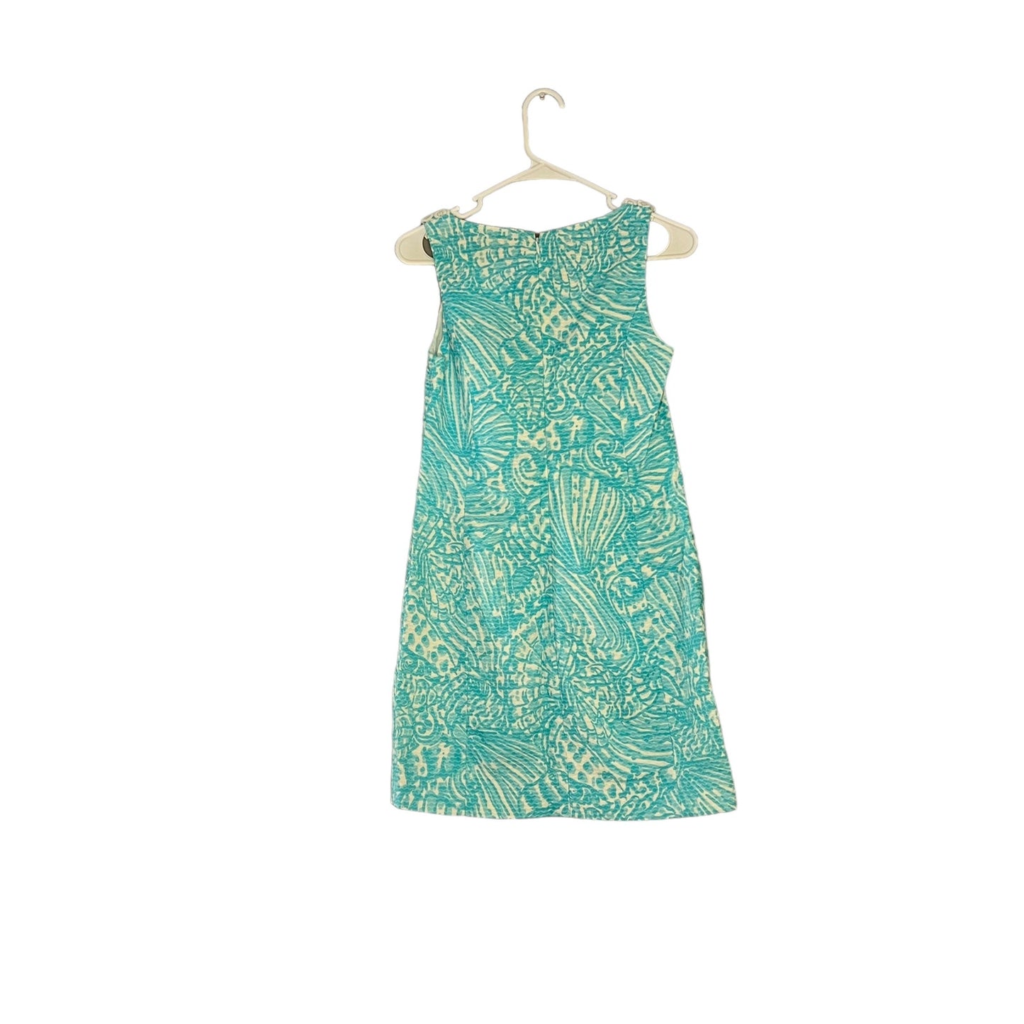 Lilly Pulitzer Women's Size 2 Macfarlane Lace Detail Blue Shift Dress