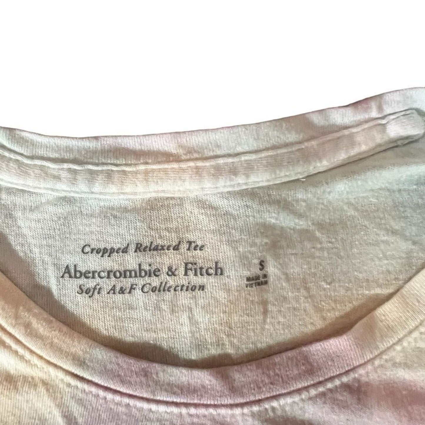 Abercrombie & Fitch Tie Dye Crop Top Size Small