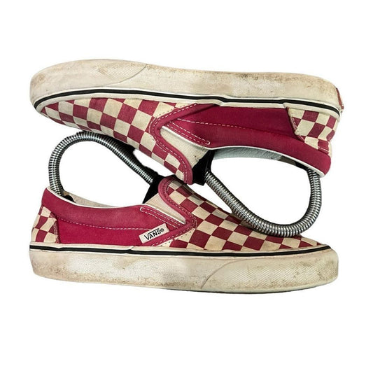 Vans Slip-On "Dry Rose" Checkered Sneakers Men's 4.5 / Women's 6.0