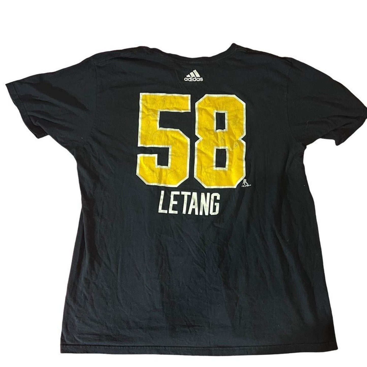 Adidas Pittsburgh Penguin #58 Letang Women's Size XL Short Sleeve T shirt