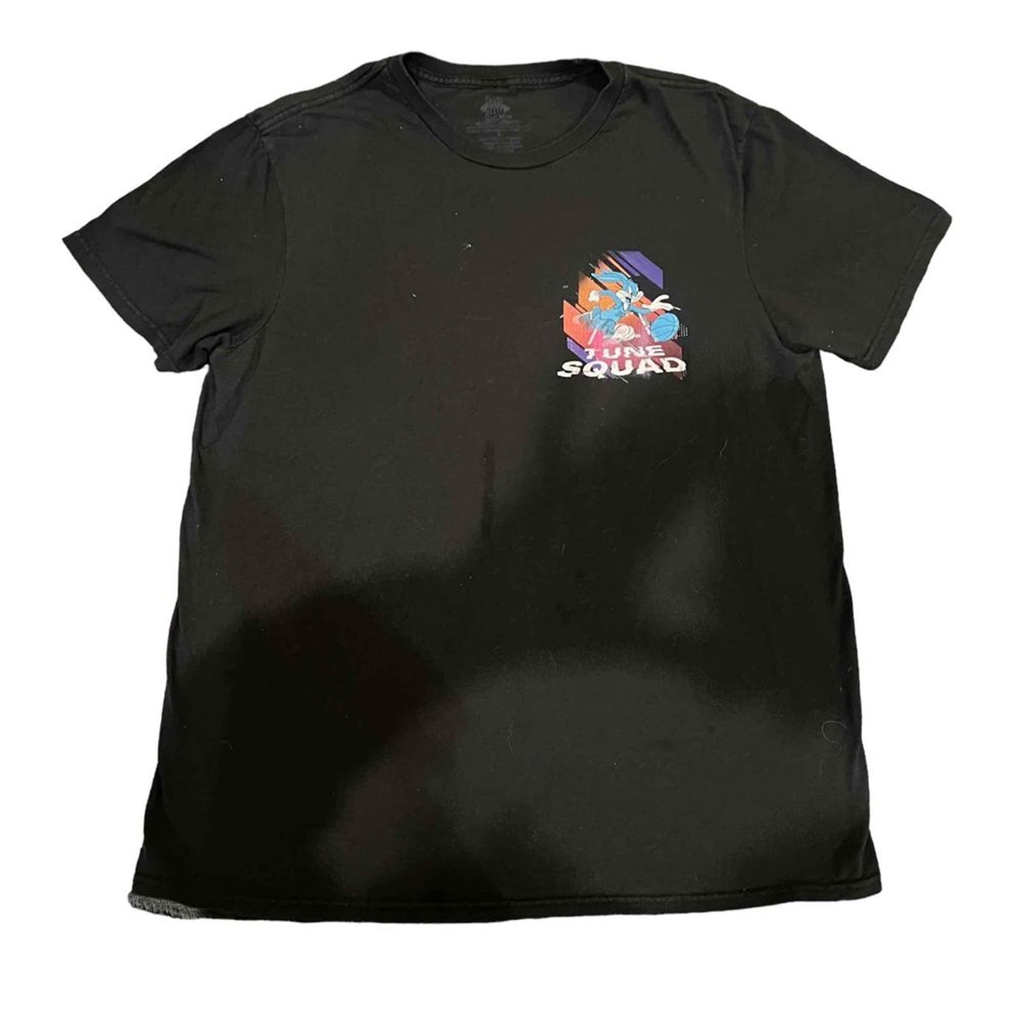 Space Jam Short Sleeve Graphic Print Unisex T-Shirt Size Large