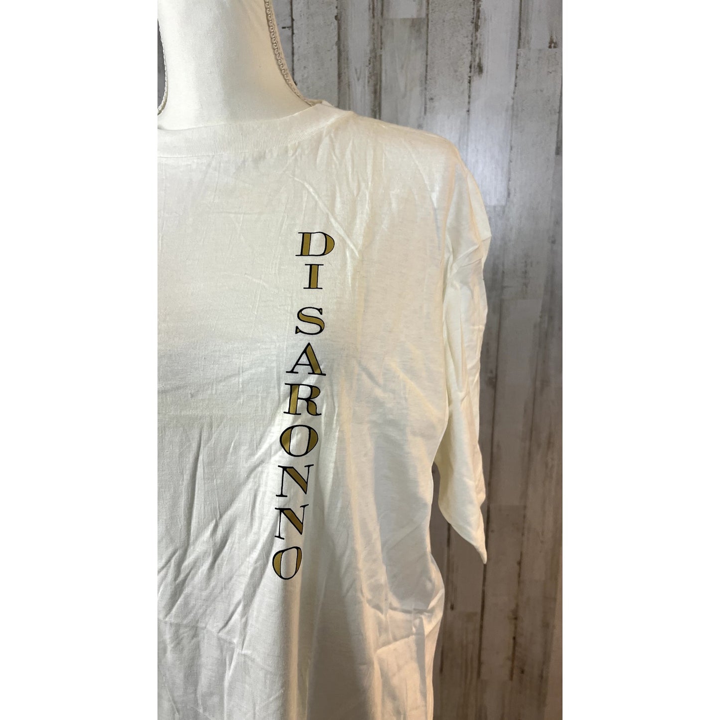 Pro Ace Disarono Men's Large White Graphic Print Short Sleeve T-Shirt