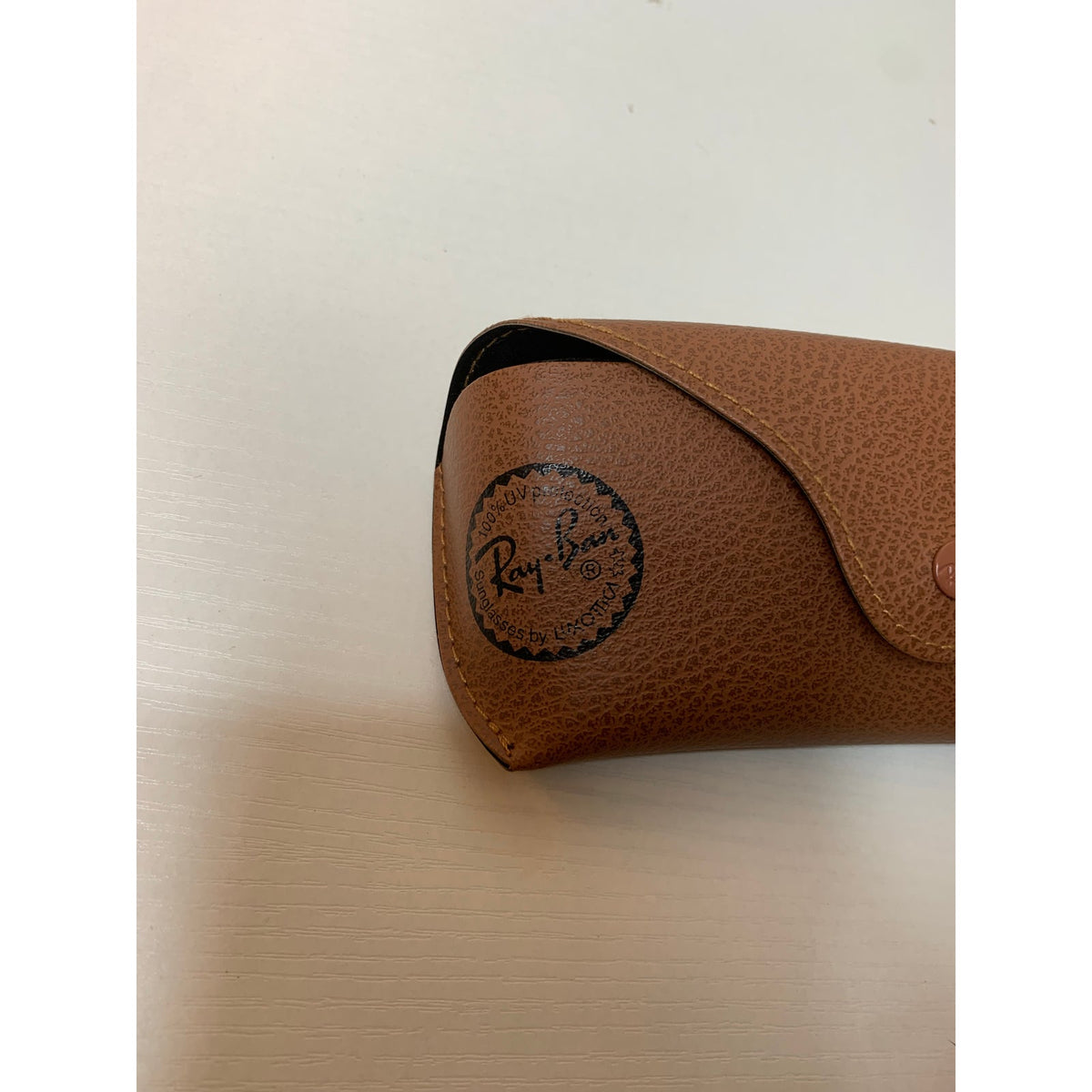 Ray-Ban Eyeglasses/Sunglasses Case Brown Snap Closure One Size Unisex