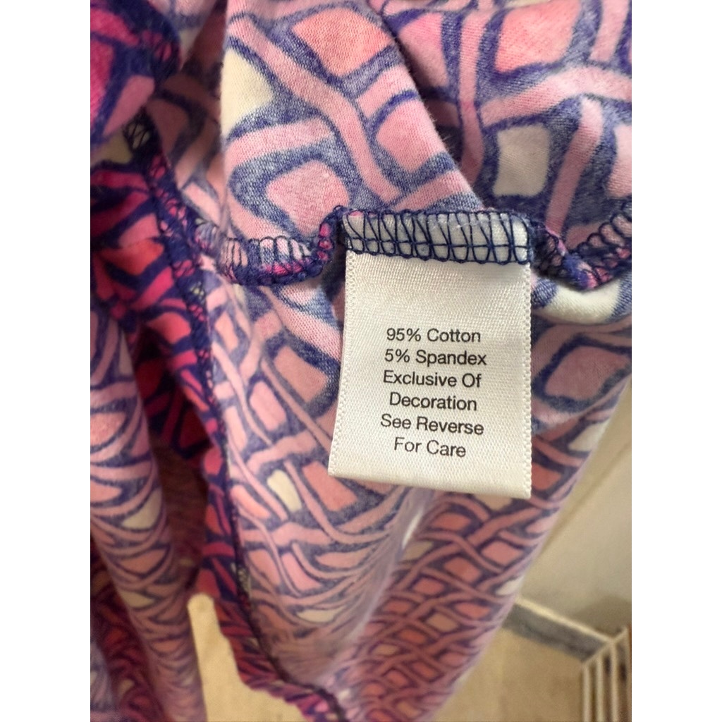 Vera Bradley Women's Geometric Robe Size S/M Multicolor Knee Length