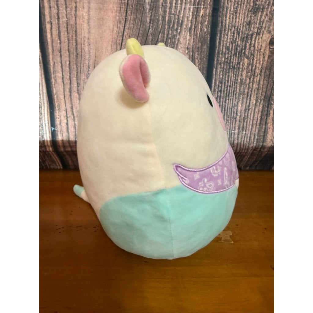 Squishmallows Belana the Cow Plush Toy with Purple Bandana Medium 12"