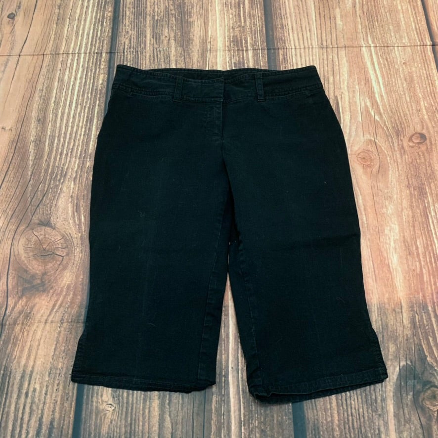 Express Chino Capri Crop Pants Womens Size 10 Black