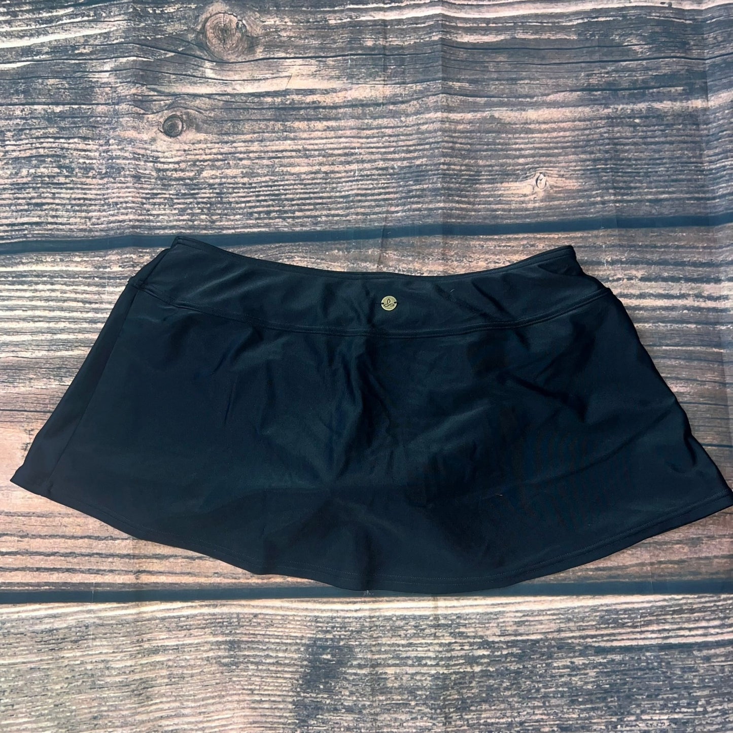 prAna Women's Medium Black Swim Skirt Bottoms