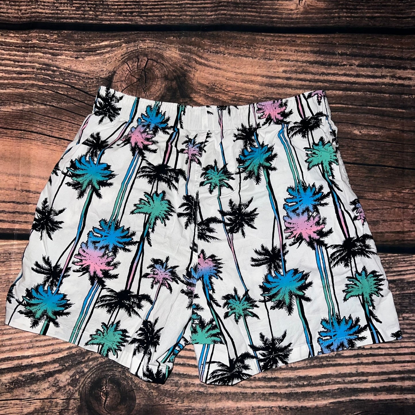 American Eagle Men's Palm Tree Multicolored Boxer Shorts Size Small