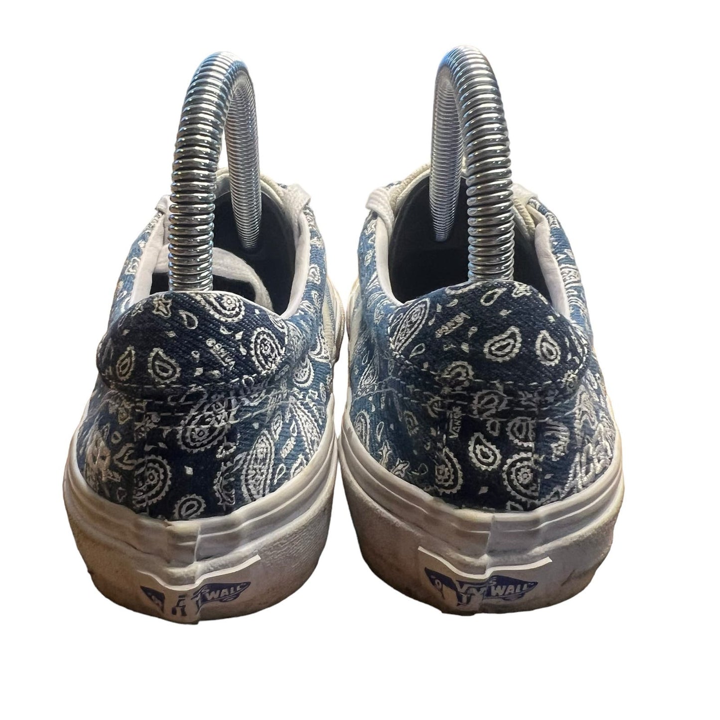 Vans Acer Ni SP Blue Paisley Bandana Print Ultracush Sneakers Women’s Size 6