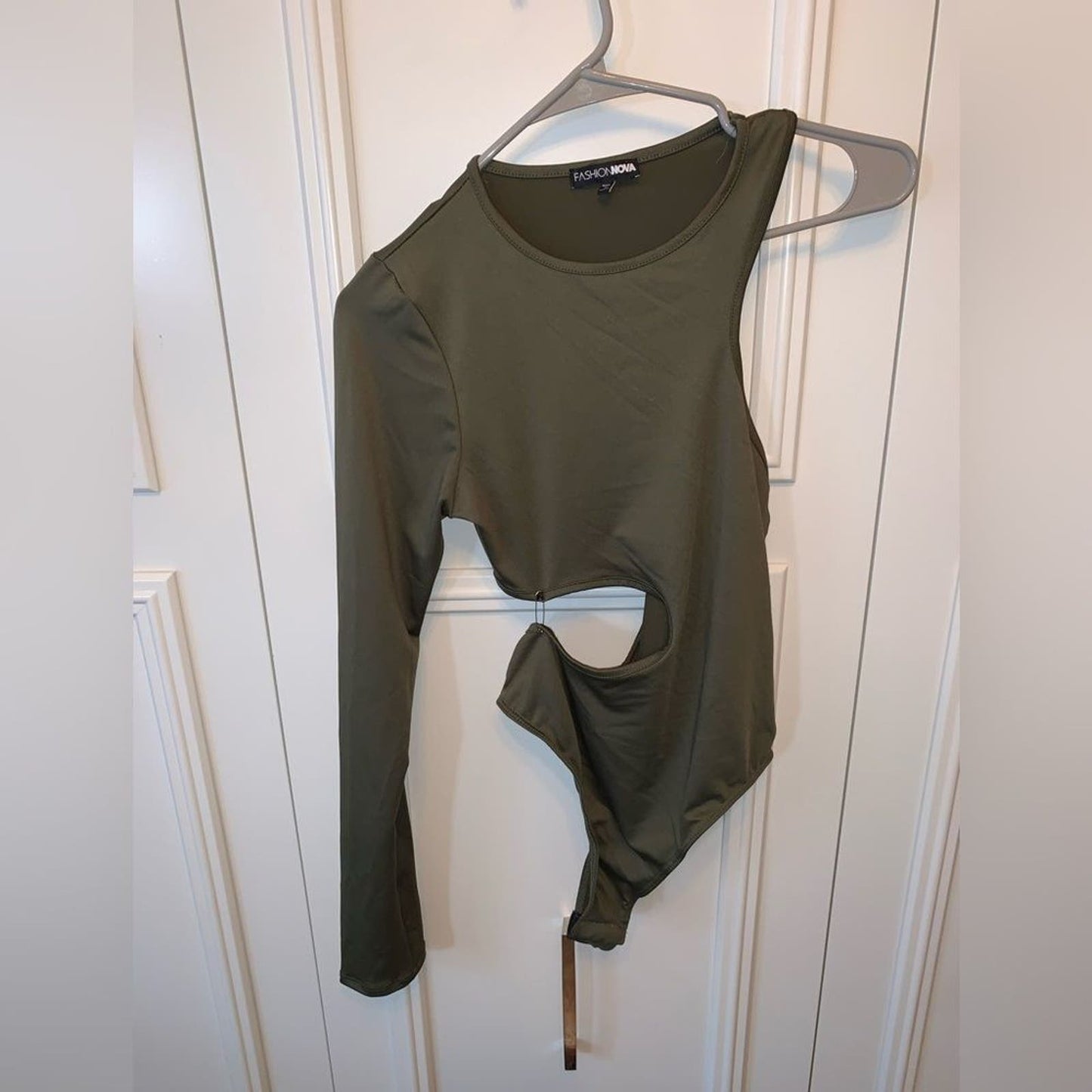 "Not Your Type" Olive Bodysuit M