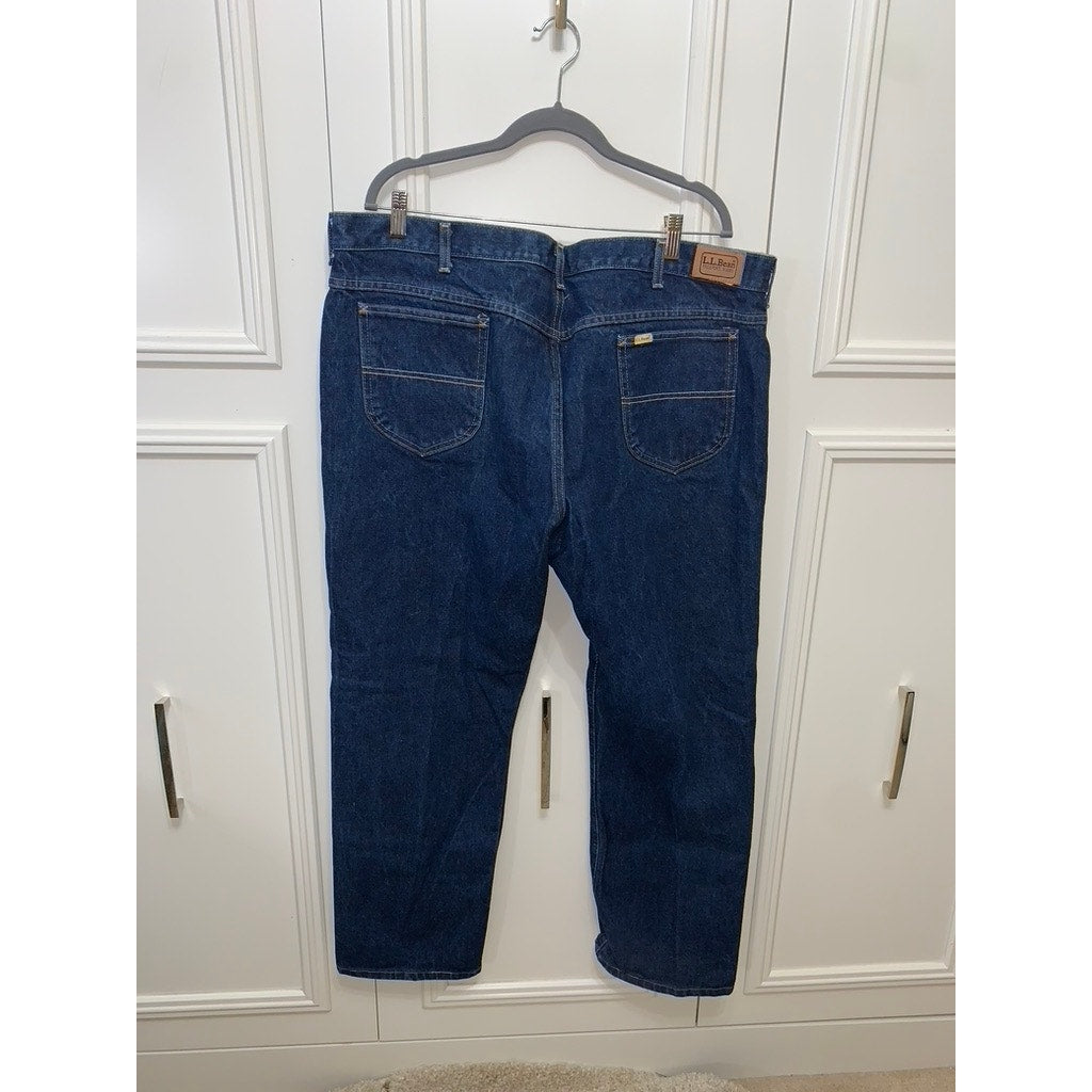 L.L. Bean Men's Classic Fit Straight Jeans Blue Size 44x30 Denim