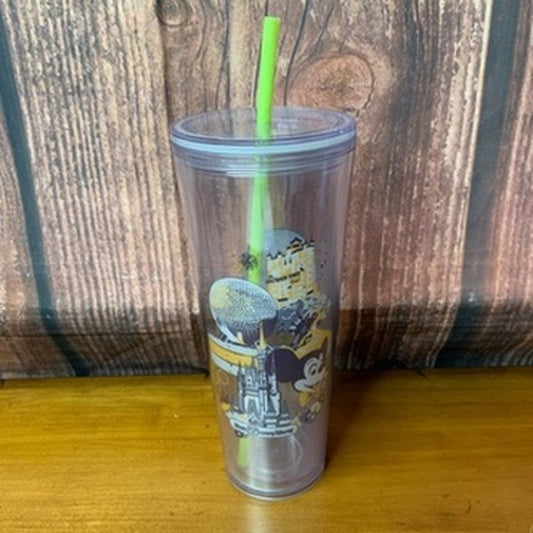 Starbucks x Disney Disney World Park Icons Clear Tumbler 24oz