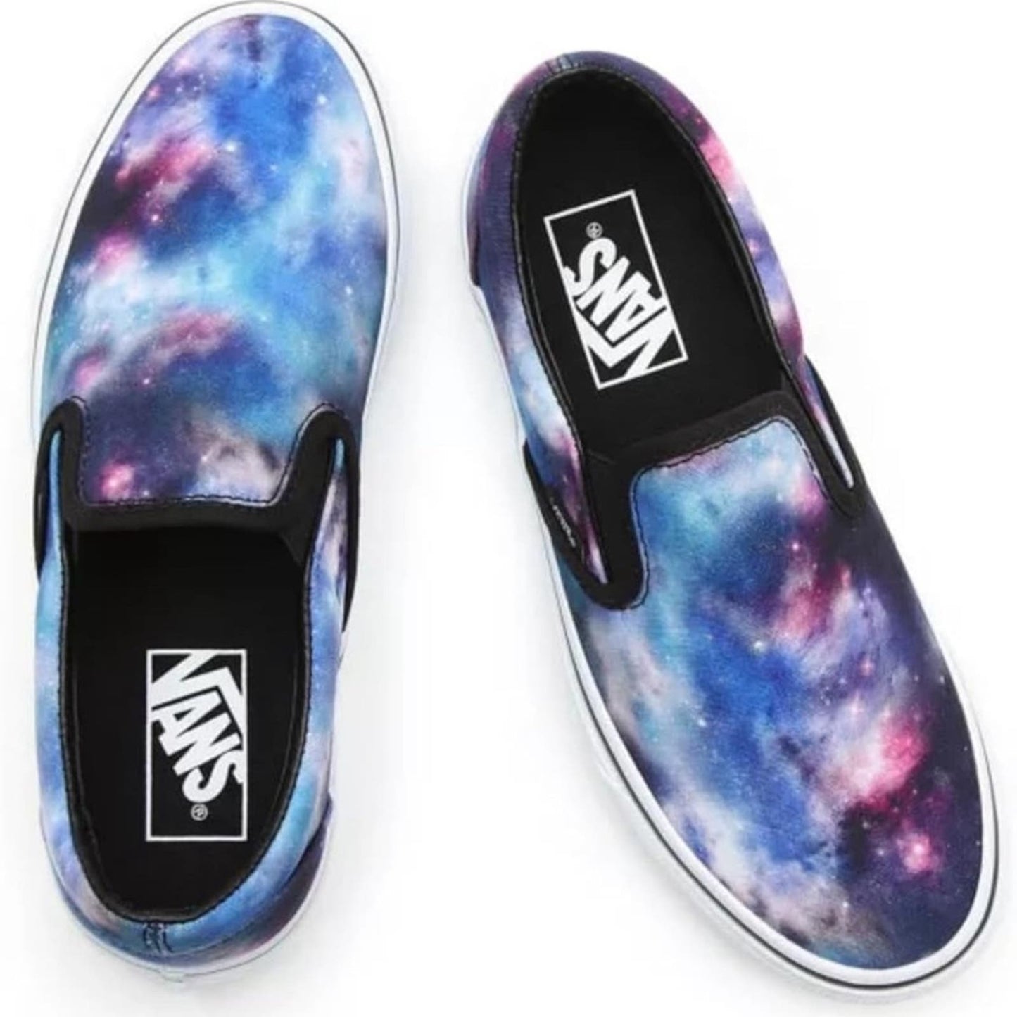 Vans Classic Slip-On 'Galaxy' Low Top Skate Shoes/Sneakers - Women's 6