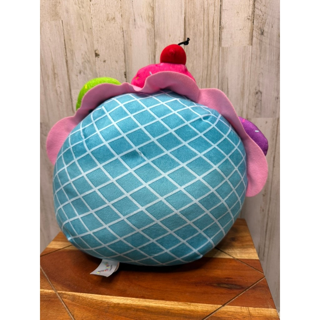 Squishmallows Bertie Ice Cream Taco Waffle 12" Plush Toy Multicolor