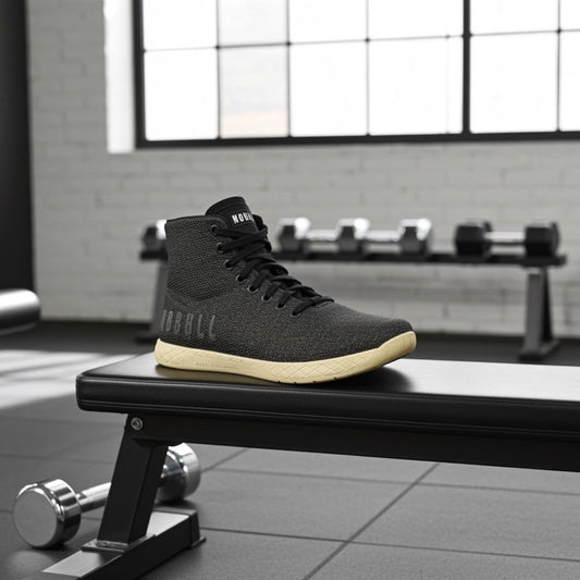 NOBULL High Top Trainers Black Unisex Men's 7 / Women's 8.5 Athletic Sneakers