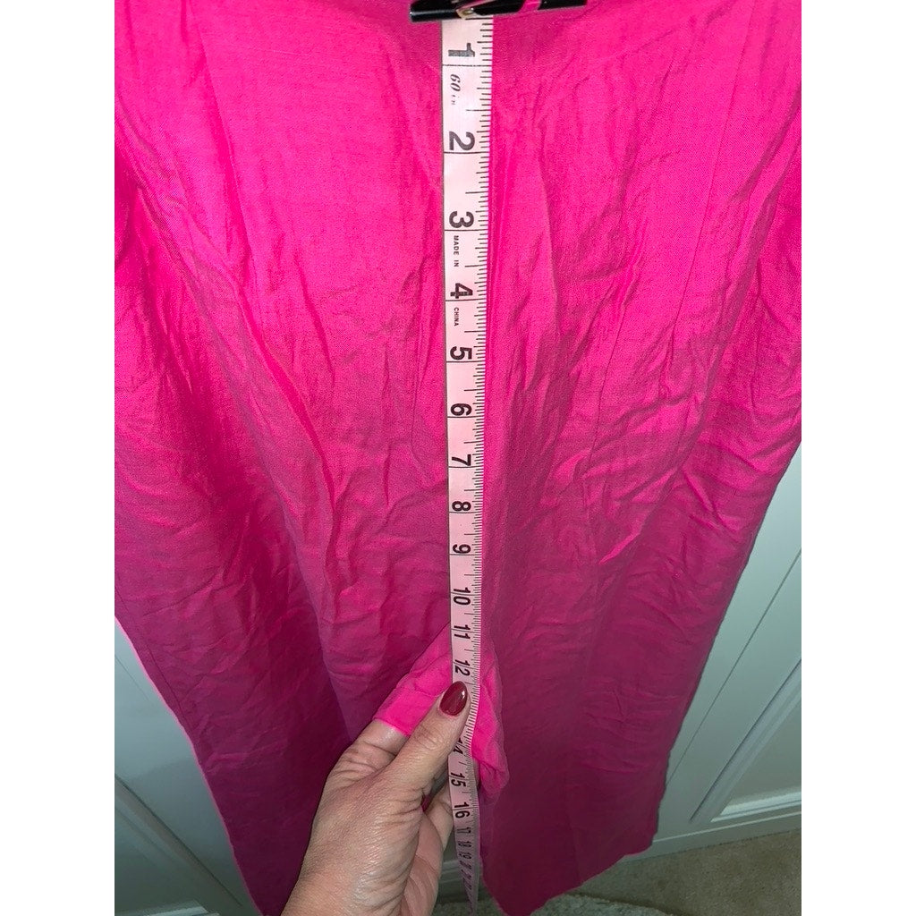 Kim Rogers Women's Pink Silk Blend Dress Pants Size Medium Casual