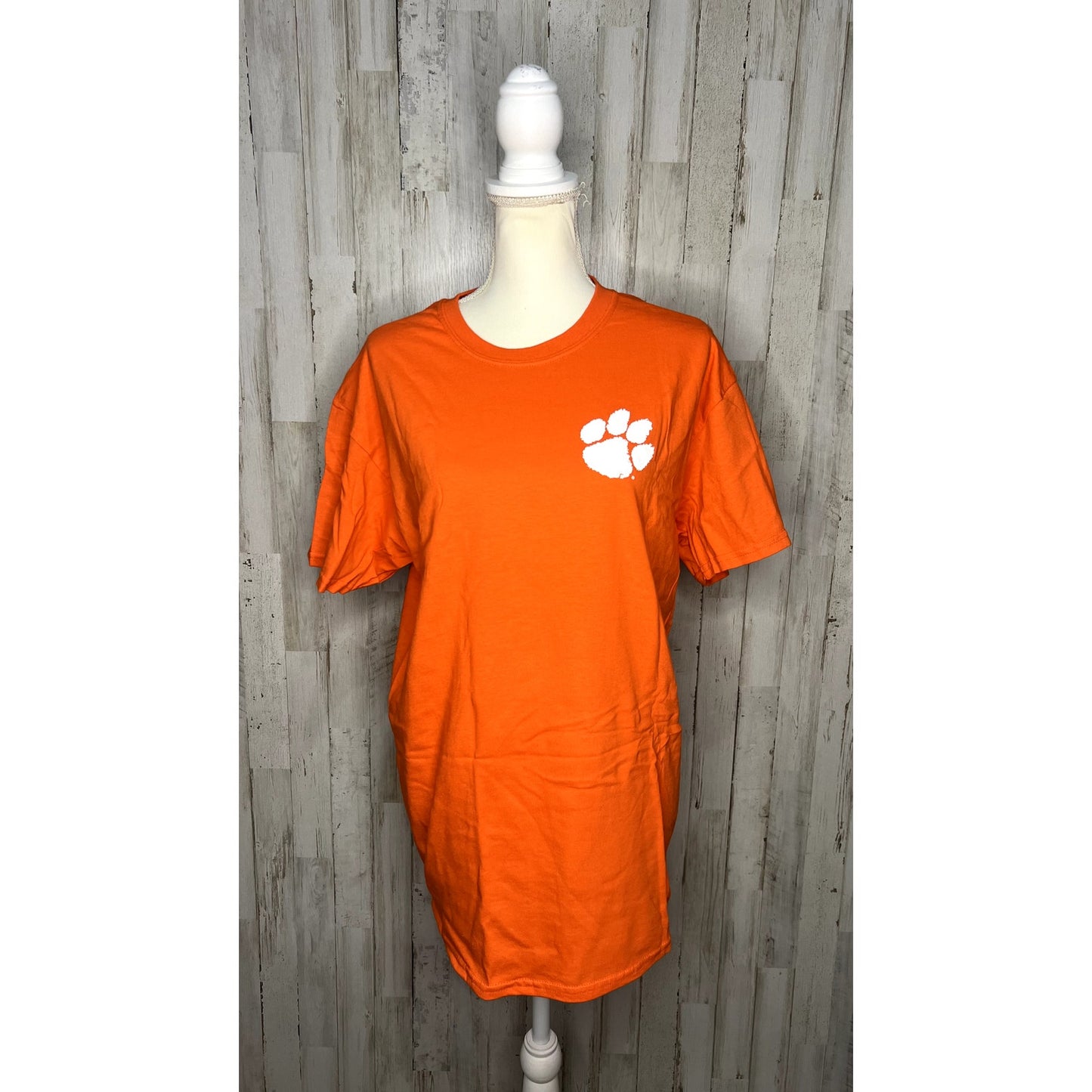 Clemson Tigers "Saturday Nights in Clemson" Orange Graphic Short Sleeve T-Shirt