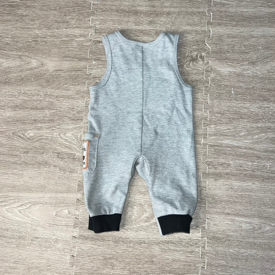 Harley-Davidson Baby Romper Gray Unisex Size 3/6 Months