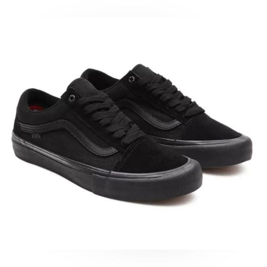 Vans "Skate Old Skool" Knu-Skool 'Triple Black' - Kids/Youth Size 3.5