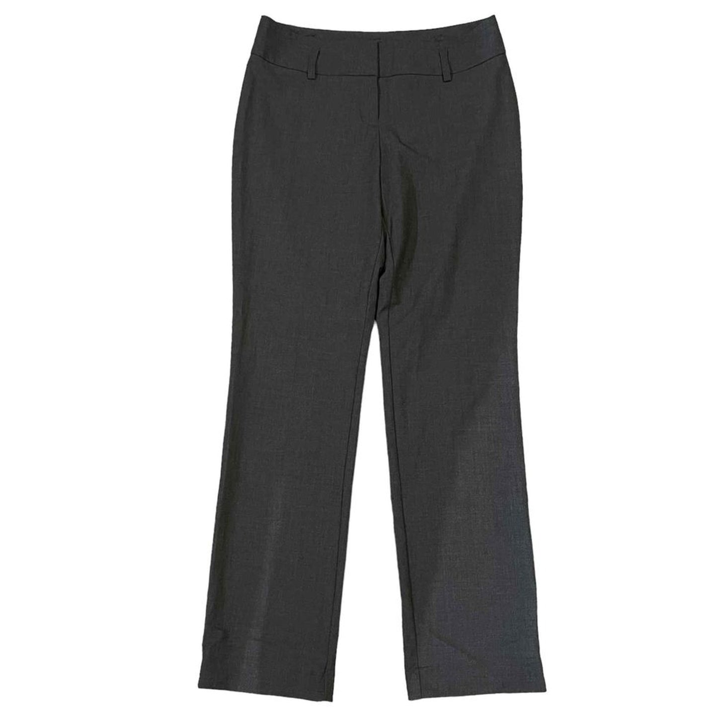 Worthington Dress Pants Womens 6 Gray Straight Leg Career Slacks