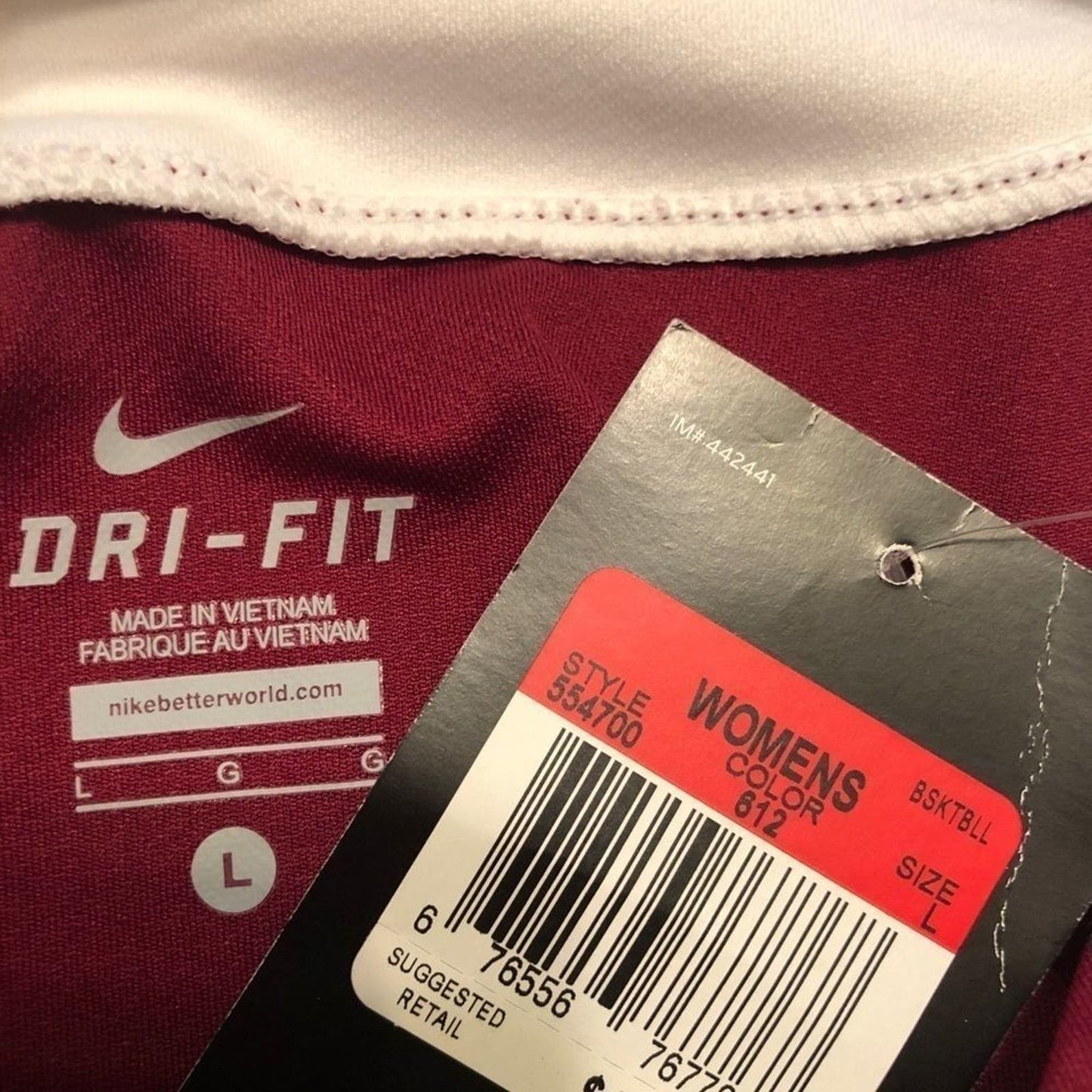 Nike Front Court Basketball Jersey