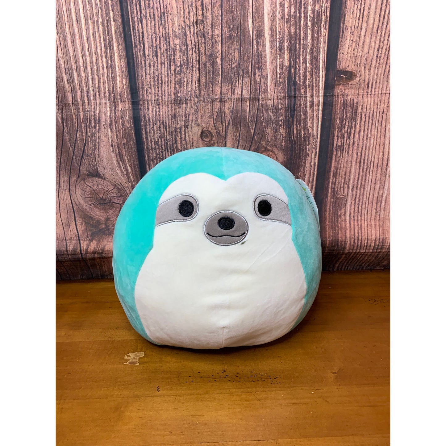 NWT Squishmallows Aqua Teal Sloth Plush 16 in w/ Hang Tag