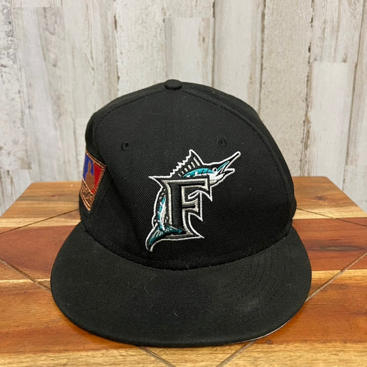 Vintage Florida Marlins New Era 59FIFTY Fitted Hat Size 7-5/8 MLB