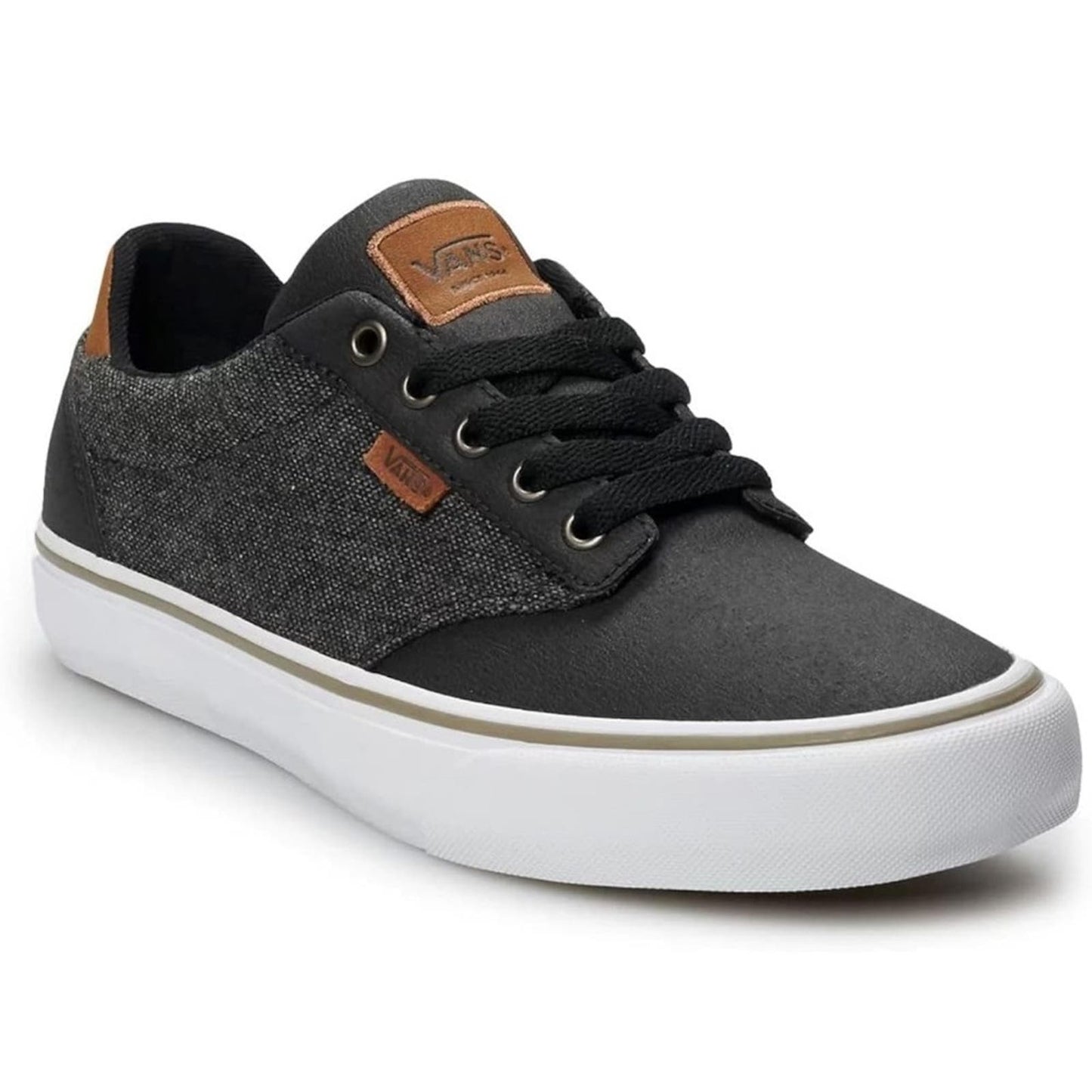 Vans® Atwood DX Black Daschund Low Top Lace-up Sneakers - Men's Size 9.0