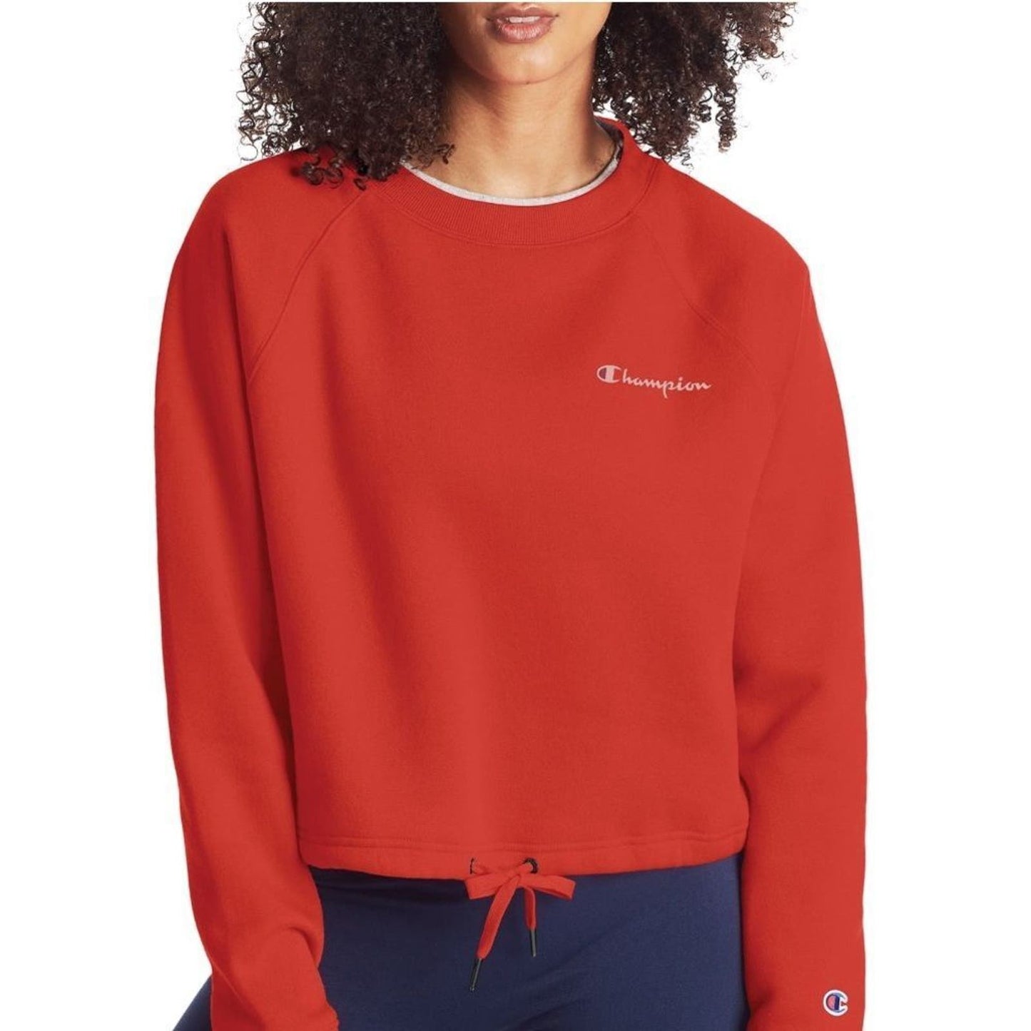 Champion Women's Campus Fleece Cropped Crew Sweatshirt Size XS