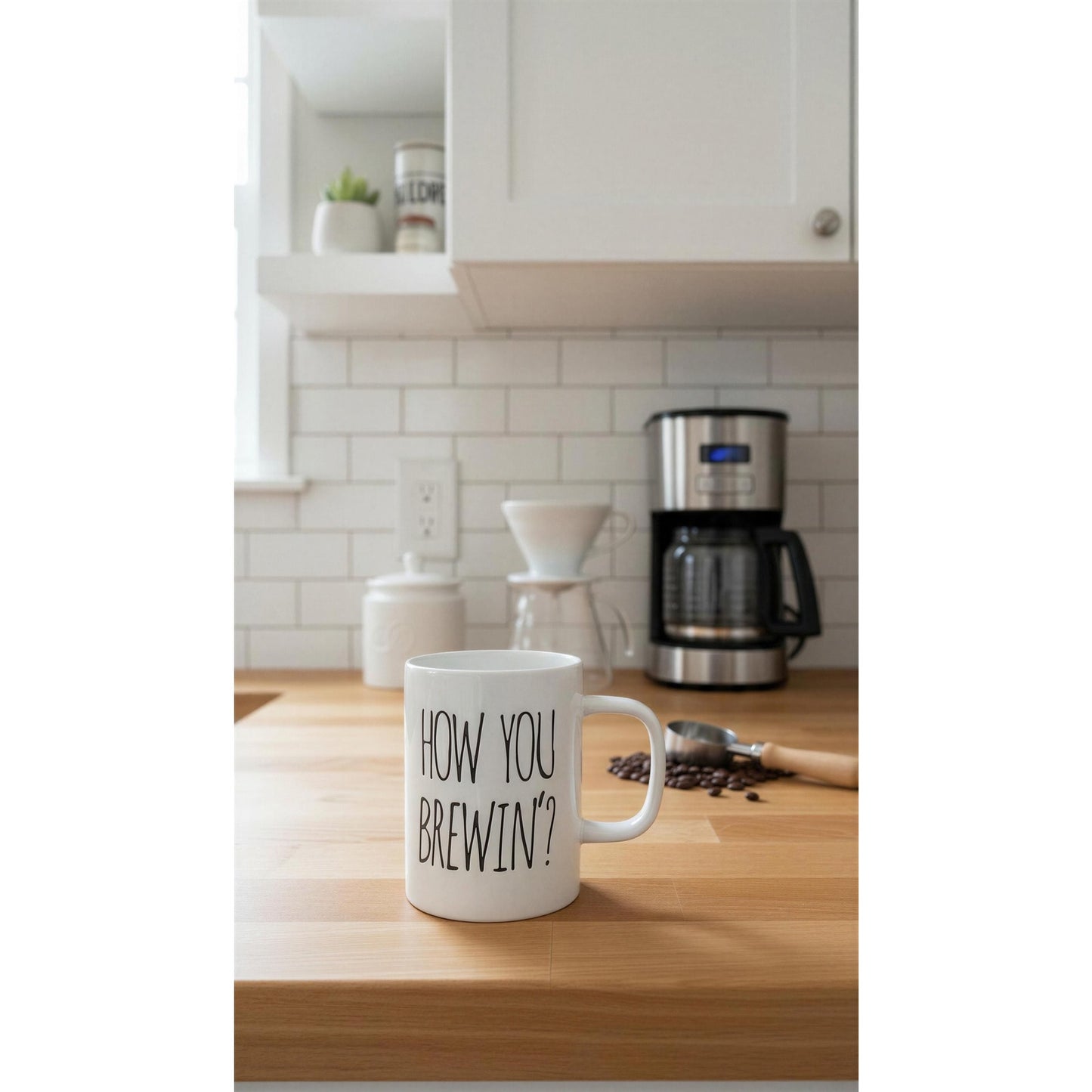 Silver Buffalo Friends How You Brewin'? Coffee Mug White Central Perk