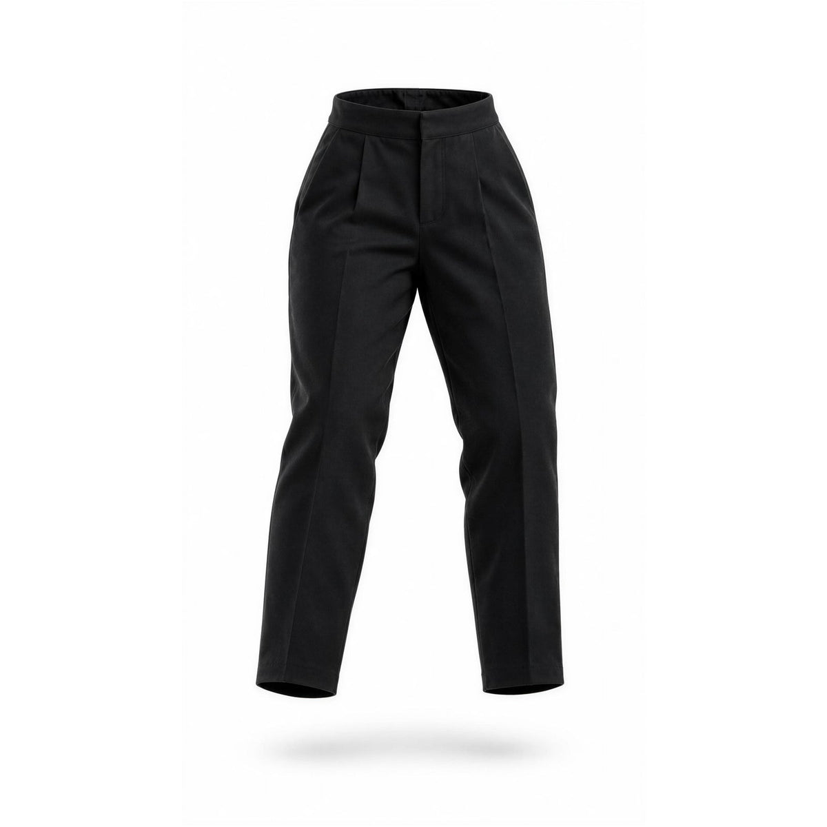 Talbots Black Flat Front Straight Leg Trousers Size 18