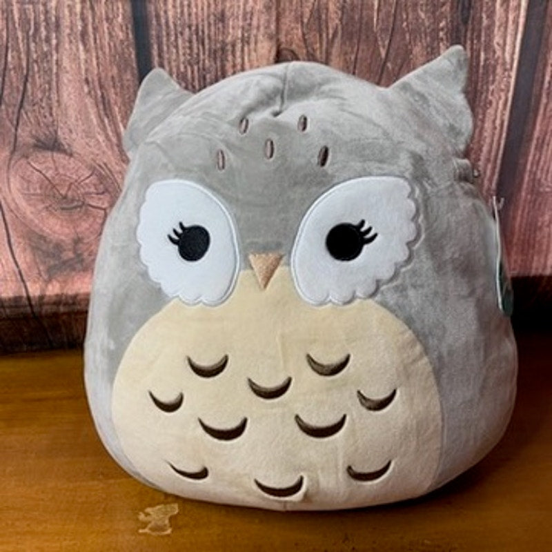 NWT Squishmallows Nikita Grey Owl Plush 12 w/ Tag