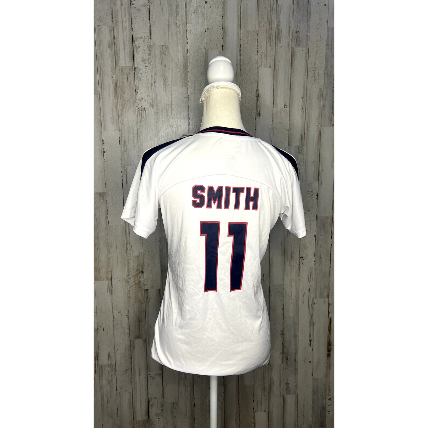 USWNT Women's Soccer Jersey Smith #11 White Youth XL