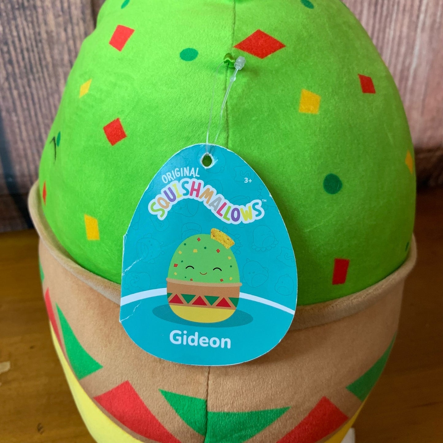 NWT Squishmallows Gideon Guacamole Plush Green 12in w/Hang Tag