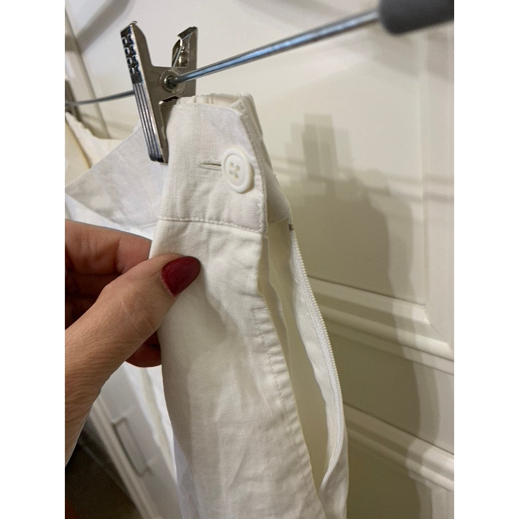 Women's White Bermuda Shorts Bundle Size 10