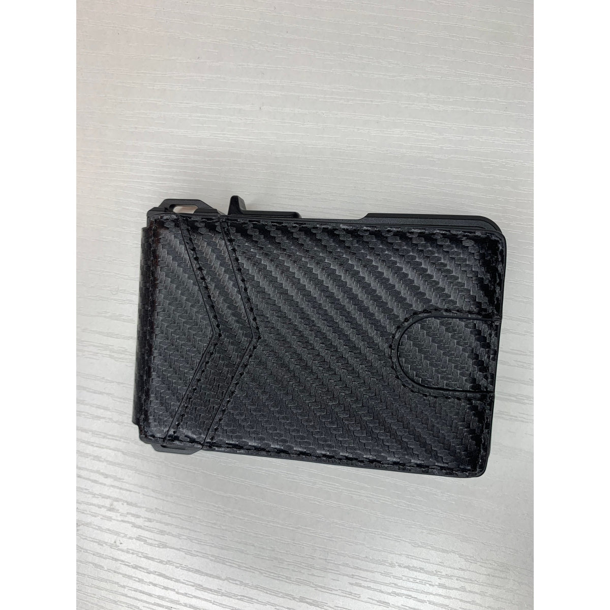 TOSN Slim Pop-Up Wallet Mens Black RFID Blocking Card Holder ID Window