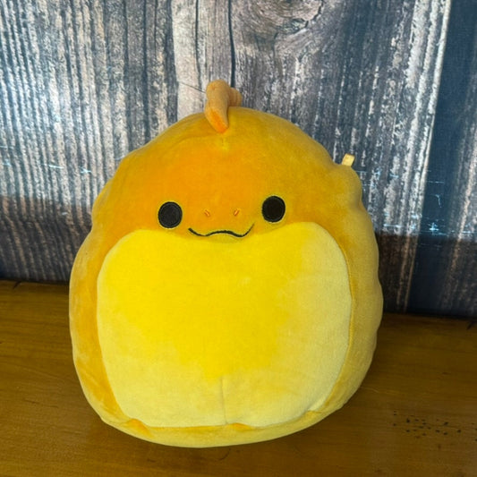 Squishmallows Onel the Eel Orange Plush Toy Small 8" Washable