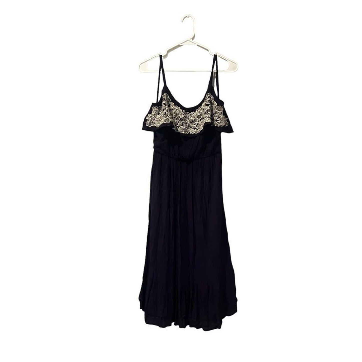 NWT Luxology Navy Off The Shoulder Maxi Dress Size 4